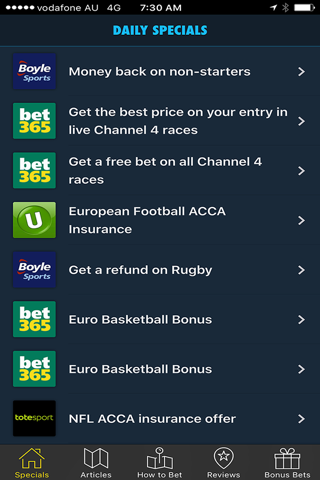 betHQ - bonus bets, bookie reviews & how to bet screenshot 4
