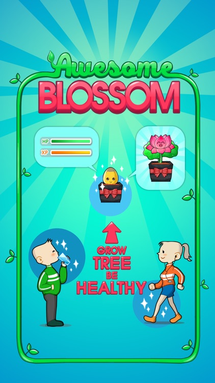 Awesome Blossom: Free Water Reminder & Pedometer