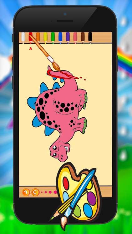 Dinosaur Coloring Book Dino drawing painting Game screenshot-3