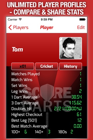 Score Darts Scorer Lite screenshot 4