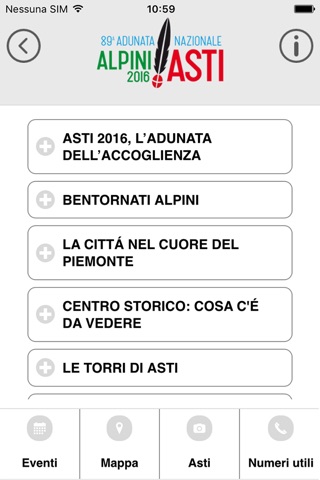 89a Adunata Nazionale Alpini - Asti 2016 screenshot 2