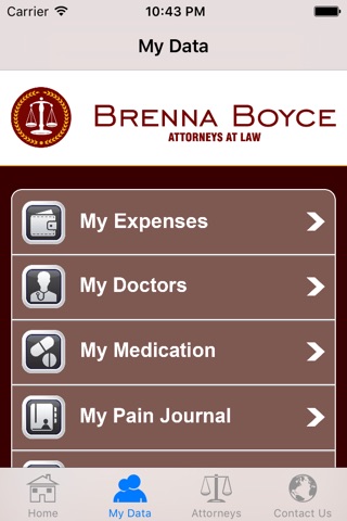 Brenna Boyce Personal Injury App screenshot 3