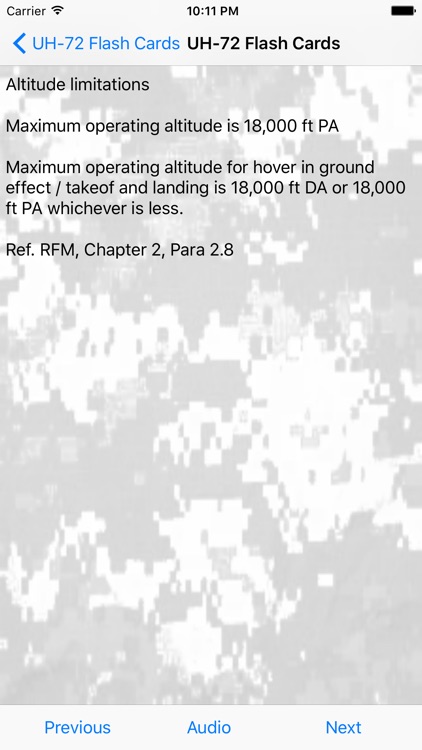 UH-72 Lakota Audio 5&9 Flashcards