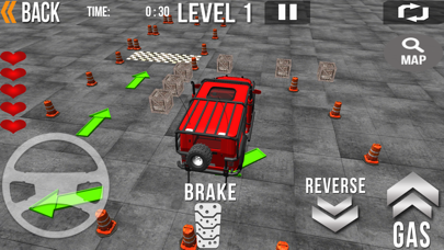 How to cancel & delete Offroad Parking 3D - 4x4 SUV Jeep Wrangler Simulators from iphone & ipad 1