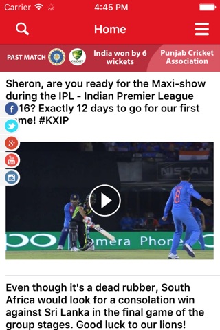 Kings XI Punjab Official App screenshot 4