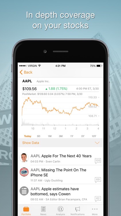 Seeking Alpha Portfolio