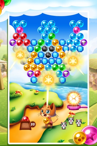 Witch Cat Pop - Addicting World Bubble Shooter Game Free 2016 screenshot 4