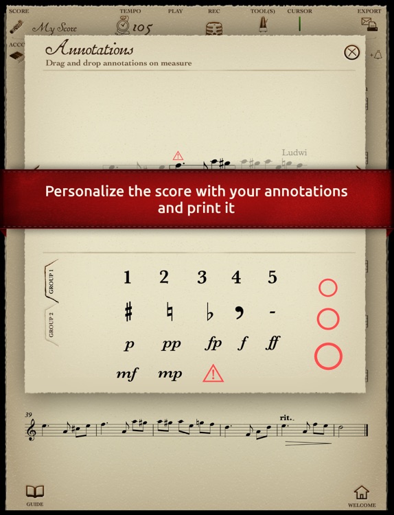 Play Beethoven - "For Elise" - Duet with piano accompaniment screenshot-3