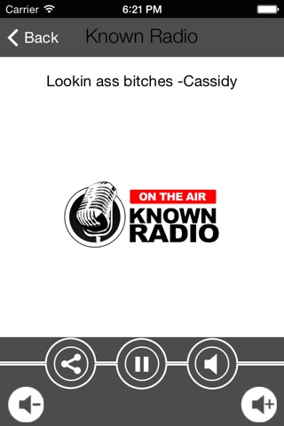 Known Radio screenshot 2