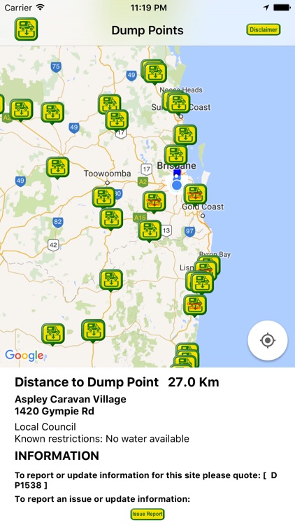 Australian Dump Points