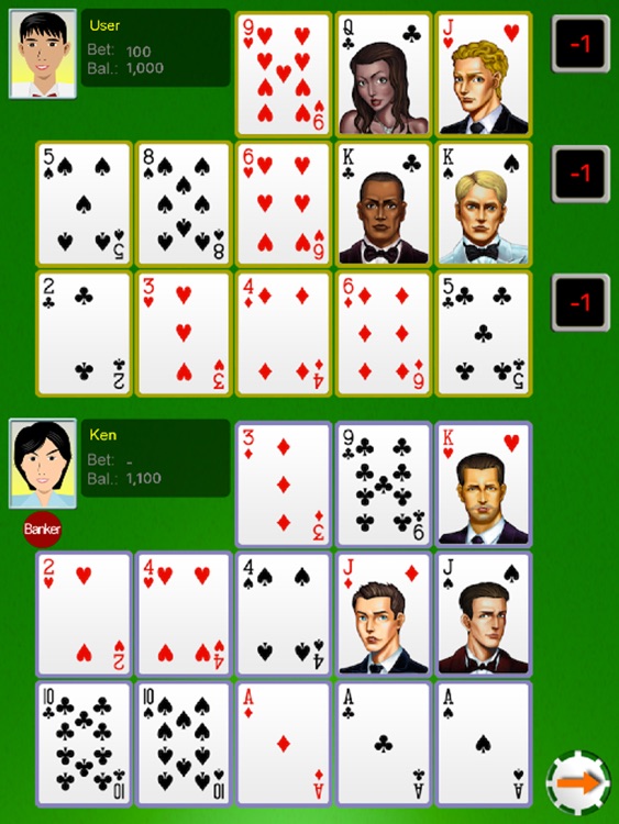 Chinese Poker - Best Pusoy,Thirteen,Pineapple,Russian Poker for iPad screenshot-4