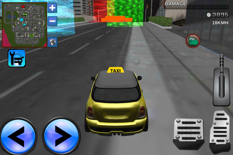 3d City Taxi Driving Mania screenshot 2