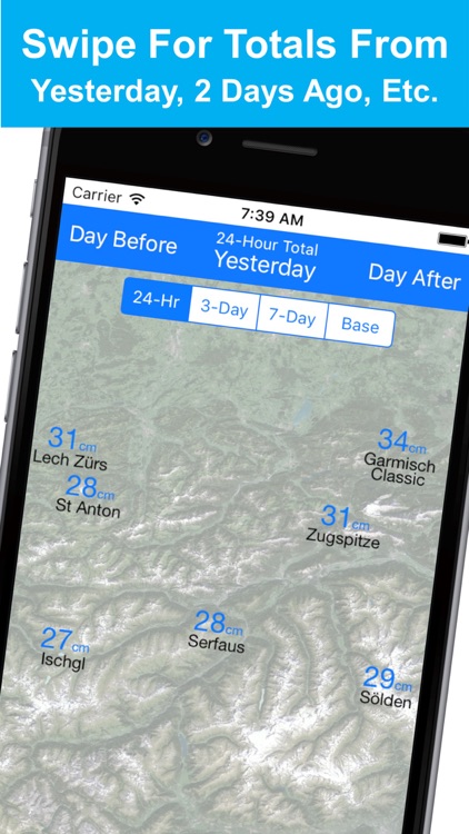 Alps Snow Map - Snow Reports screenshot-4