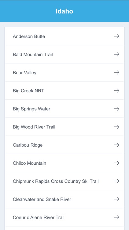 Idaho Recreation Trails
