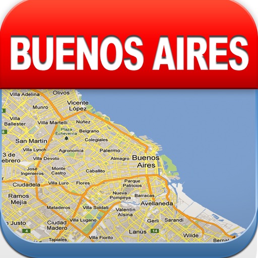 ブエノスアイレスオフライン地図 - 市メトロエアポート