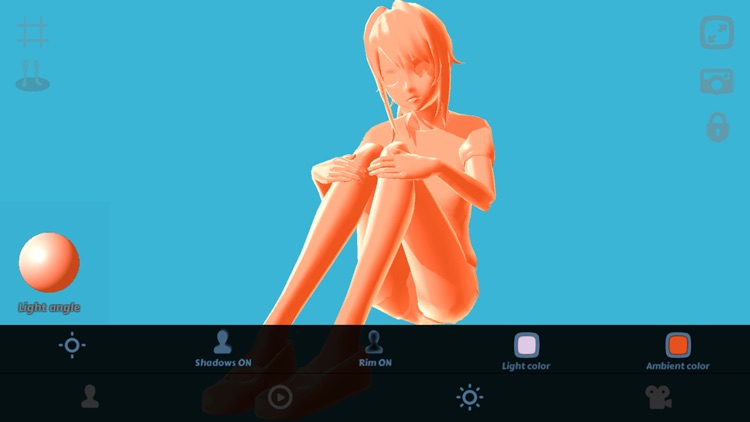 Anime Girl Pose 3D screenshot-3