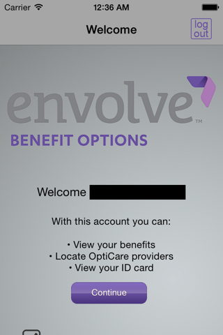 Envolve Benefit Options screenshot 2