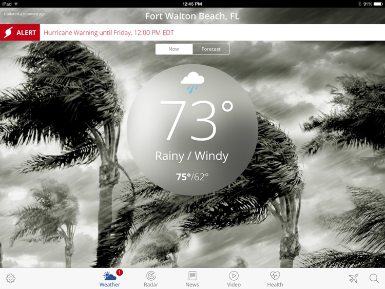 The Weather Channel App for iPad – best local forecast, radar map, and storm tracking screenshot-4