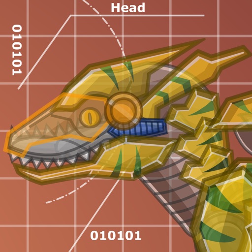Assemble Robot Dinosaur Icon