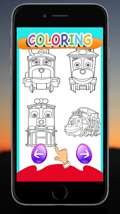 Colouring Kids Game for Chuggington Edition