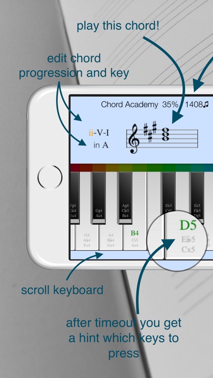 Play Chords Piano Game by Benedikt Schlueter