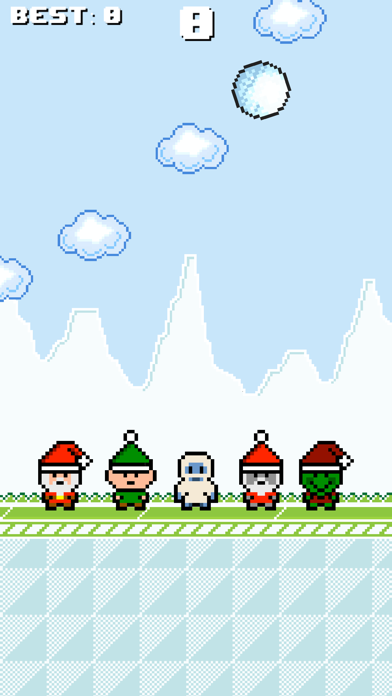 How to cancel & delete Snowball Fall - Falling Snow Fight Games with Frozen Snowman and Snowy Santa from iphone & ipad 3