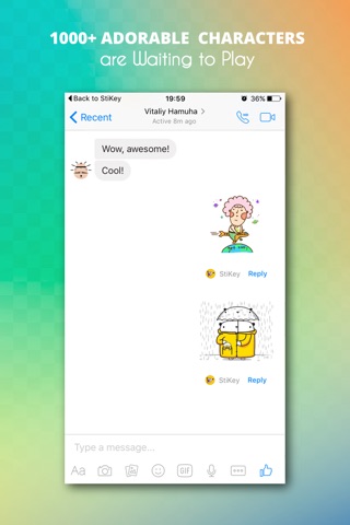 StiKey - Stickers & Emojis screenshot 2