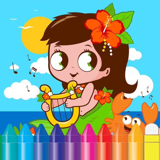 Kid Animal & Flower Coloring Book - Drawing for Kids Games iOS App