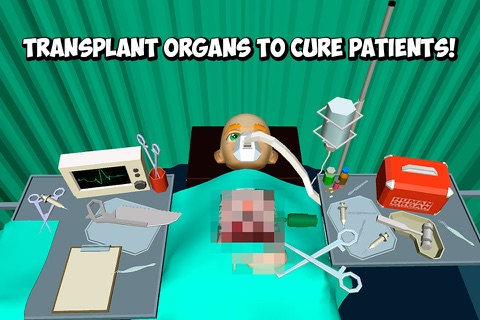 Crazy Doctor: Cartoon Surgery Simulator 3D Full screenshot 2