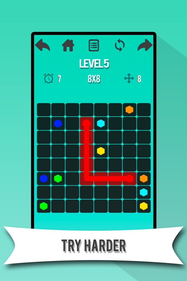 Draw Line - Hex Connect Puzzle screenshot 4