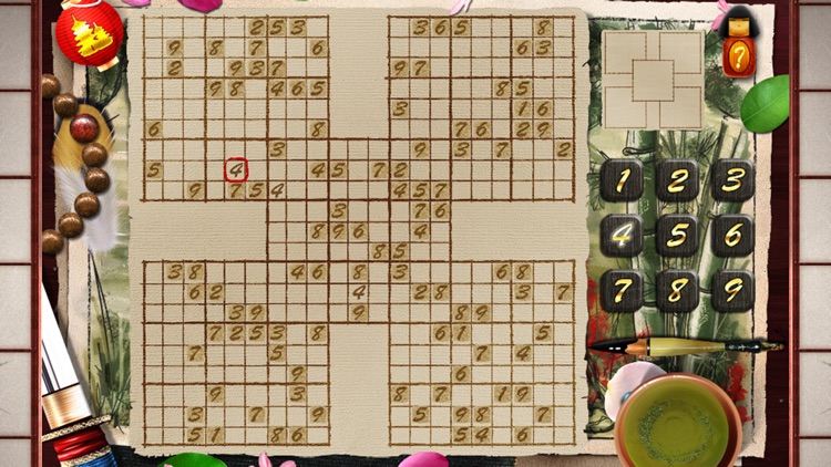 A free samurai sudoku puzzle to play online.