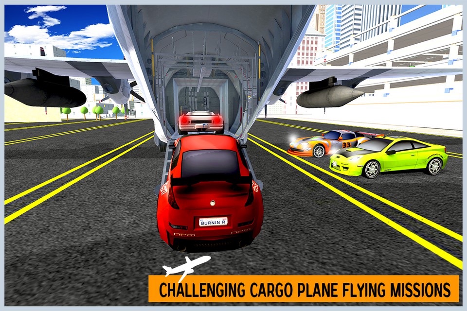 Airplane City Car Transporter screenshot 4