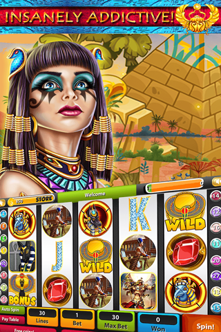 Pharaoh Princess Vegasstar Casino Party - Free Slots Machine screenshot 2
