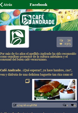 Cafe Andrade screenshot 2