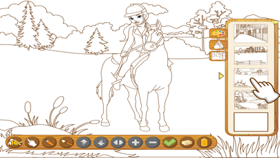 How to cancel & delete Coloringbook Horses  – Color, design and play with your own little horse and pony from iphone & ipad 4