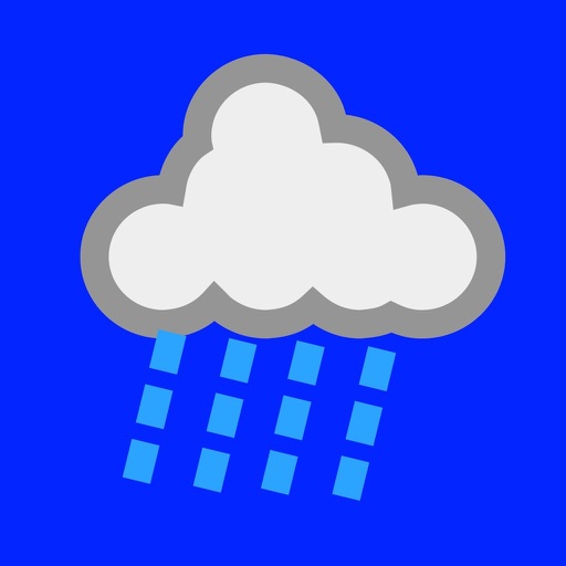 雨もよう  -  レーダーと天気図