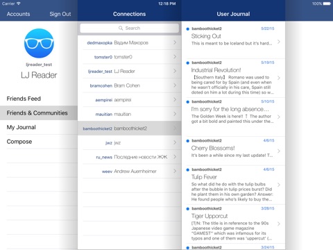 LJ Reader – LiveJournal iPad Edition screenshot 4