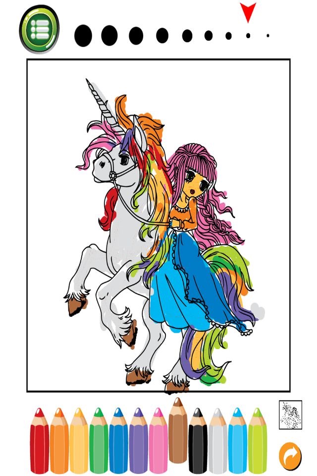 Princess Coloring Book Free For Toddler And Kids! screenshot 2