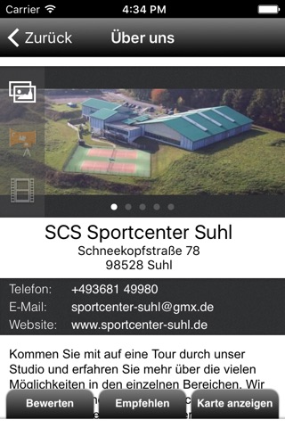 Sportcenter-Suhl screenshot 2