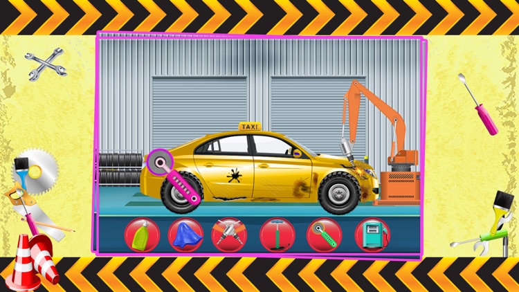 Taxi Repair Shop – Fix the auto cars in this mechanic garage game screenshot-3