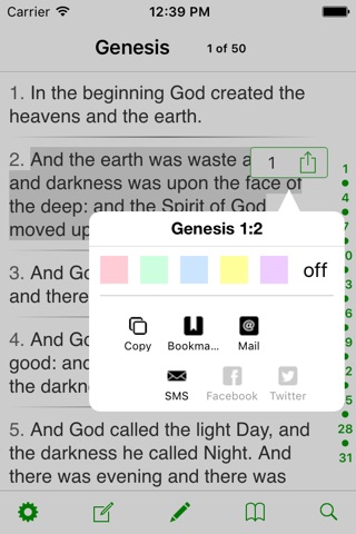 Bible - KJV & ASV screenshot 2