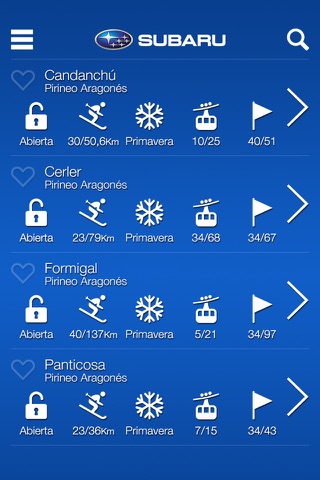 Estaciones de esquí. screenshot 3