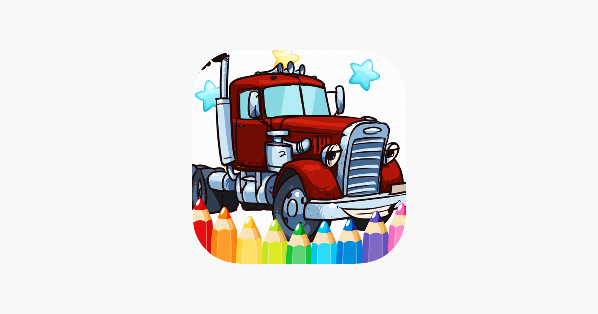 Auton Paloauto Free Tulostettava värityskuvia lapsille 2 App Storessa