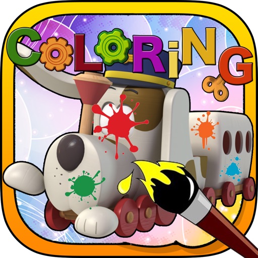 Coloring Game : Tickety Toc Edition Icon