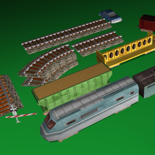 Model Railroad Set Icon