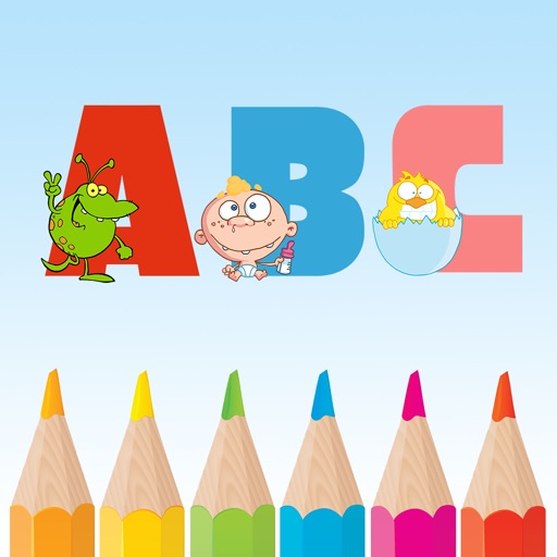 ABC Alphabet Coloring Books for Kindergarten & Preschool iOS App