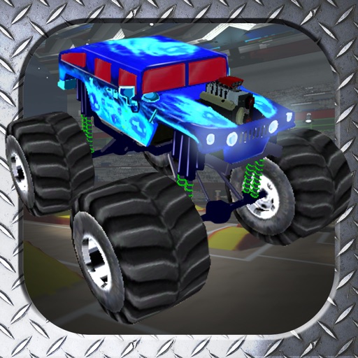 3D Monster Truck Smash Parking - Nitro Car Crush Arena Simulator Game PRO