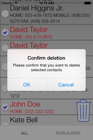 Delete Multiple Contacts screenshot 2