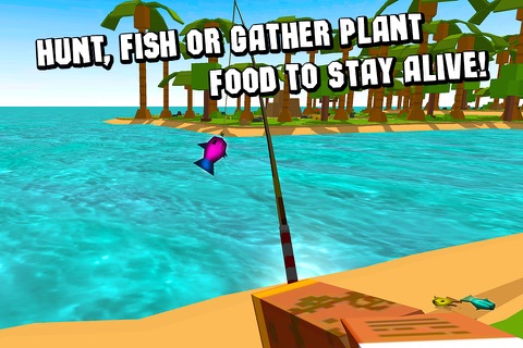 Pixel Island Survival Simulator 3D screenshot 2