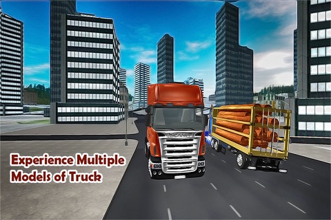 Cargo Truck Transport Simulator:OffRoad Euro Truck screenshot 3